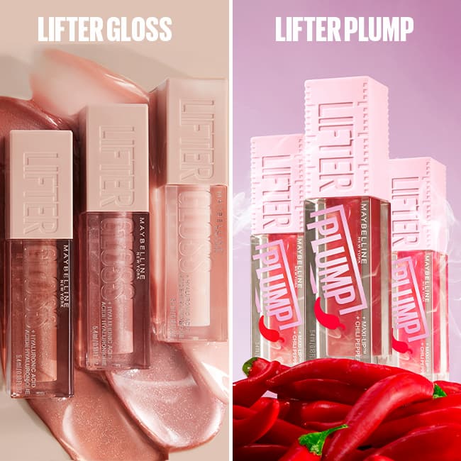 Lifter Gloss Plump Maybelline vs Lifter Gloss